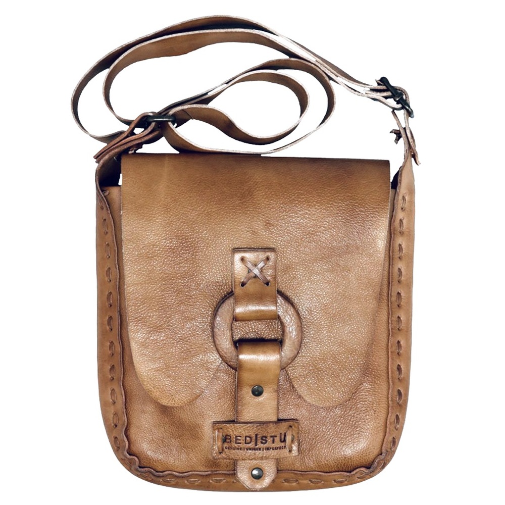 Brown Leather Crossbody Bag - Bedstu Inspired - Picture 3 of 14